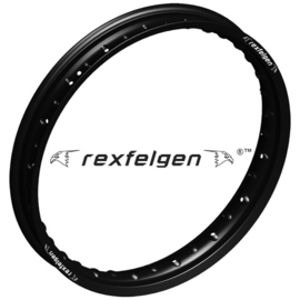 REX Wheels voorwiel velg zwart 21-1.60 voor alle REX Wheels!