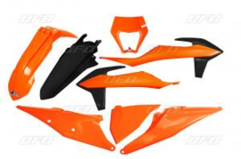 UFO Plastic Kit 2020 OEM kleur KTM EXC 250 TPI / EXC 300 TPI 2020-2023 & EXC-F 250/350/450/500 2020-2023