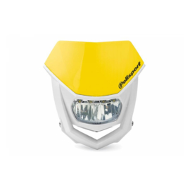 Polisport koplamp Halo Led RM geel/wit ECE goedgekeurd