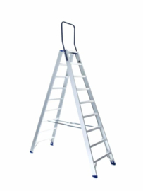 Eurostairs dubbele trap 2 x 9 treden