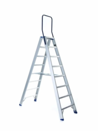 Eurostairs dubbele trap 2 x 8 treden