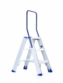 Eurostairs dubbele trap 2 x 3 treden