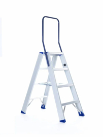 Eurostairs dubbele trap 2 x 4 treden