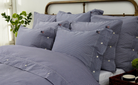 Lexington Icons Seaside Check Duvet, Navy/White