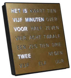 Woordklok  Brons
