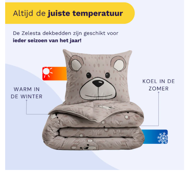 Zelesta Kiddybed - Happy Bear
