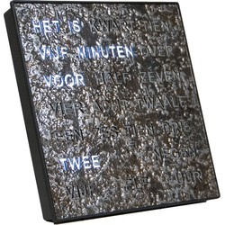 Woordklok Grafiet