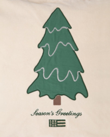 Lexington Pine Tree Twill Patch Cotton Velvet Pillow Cover 50x50