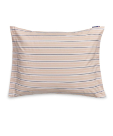 Lexington striped cotton poplin bed set, beige/white 140x200/220