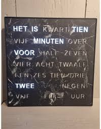 Woordklok Marmer
