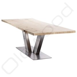 Robust wooden table ''Rome'' light