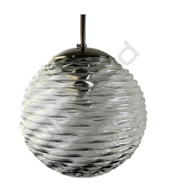 Vintage glass pendant lamp