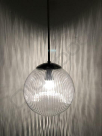 Vintage glass pendant lamp