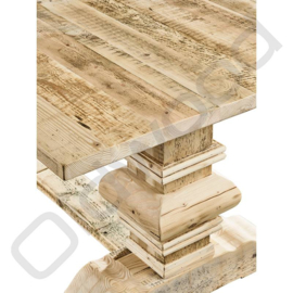 Barnwood dinner table - Delft