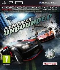 Ridge Racer Unbounded limited edition (ps3 used game)