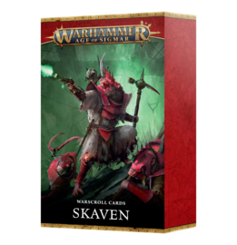 Skaven warscroll cards (Warhammer nieuw)