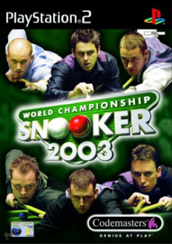 World Championship snooker 2003 zonder boekje (ps2 used game)