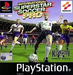 International Superstar Soccer Pro Platinum zonder boekje (PS1 tweedehands game)