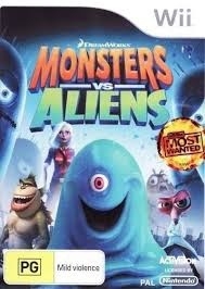 Monsters vs Aliens zonder boekje (Nintendo Wii used game)
