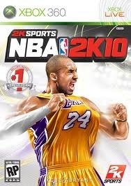 NBA 2K10 zonder boekje(xbox 360 used game)