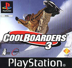 Cool Boarders 3 zonder boekje (PS1 tweedehands game)