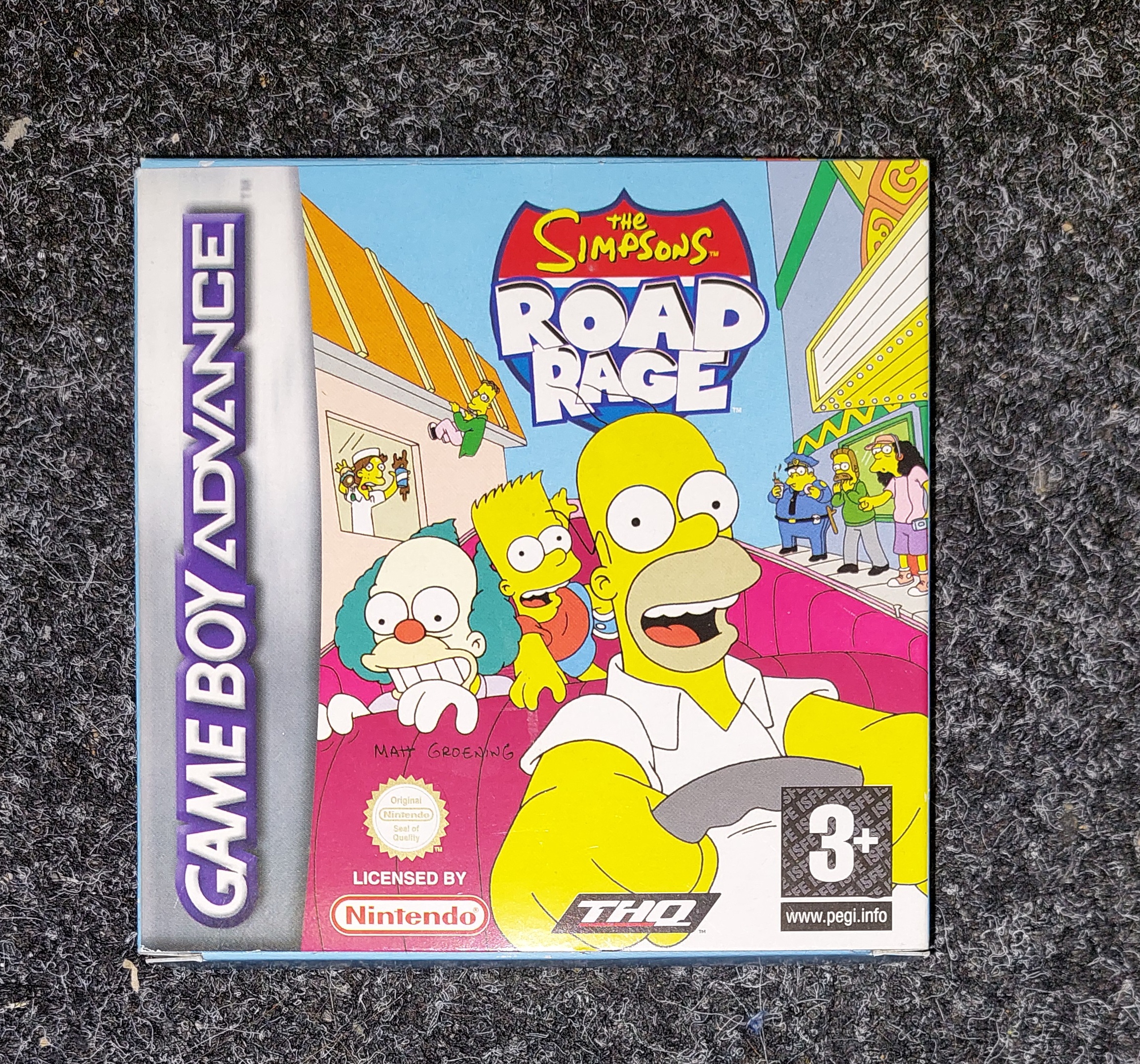 The Simpsons Road Rage (Nintendo Gameboy Advance tweedehands game)