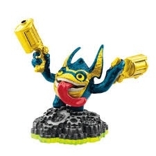 Skylanders serie 1 Legendary Trigger Happy (skylander used)