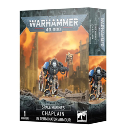 Space Marines Chaplain in terminator armour (Warhammer Nieuw)