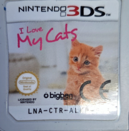 I love my cats losse cartridge (Nintendo 3ds tweedehands game)