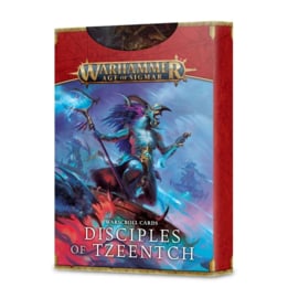 Age of Sigmar Disciples of Tzeentch Warscroll cards (Warhammer nieuw)
