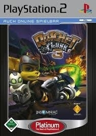 Ratchet & Clank 3 platinum (ps2 used game)