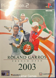 Roland Garros 2003 (ps2 tweedehands game)
