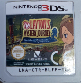 Layton's Mystery Journey - losse cartridge (Nintendo 3DS tweedehands game)