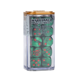 Orc and Goblin Tribes Dice Set (warhammer nieuw)