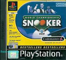 World Championship Snooker Bestseller game only (PS1 tweedehands game)