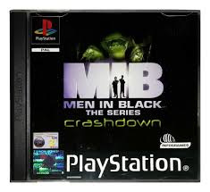 Men in Black the Series Crashdown beschadigd doosje(ps1 tweedehands game)