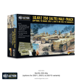 SD.KFZ 250 (ALTE) HALF-TRACK 1-3-10 (bolt action nieuw)