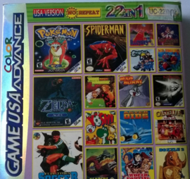 Game USA 22 in 1  (Gameboy Advance Color tweedehands game)