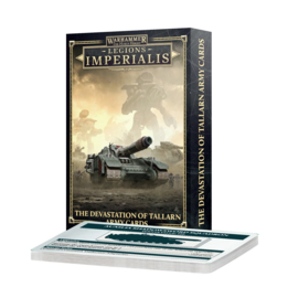 The Horus Heresy - The devastation of Tallarn army cards (warhammer nieuw)