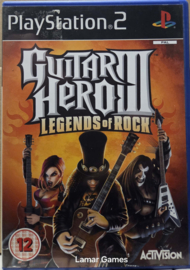 Guitar Hero III Legends of Rock (ps2 used game)