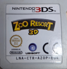 Zoo resort 3D losse cartridge (Nintendo 3DS tweedehands game)
