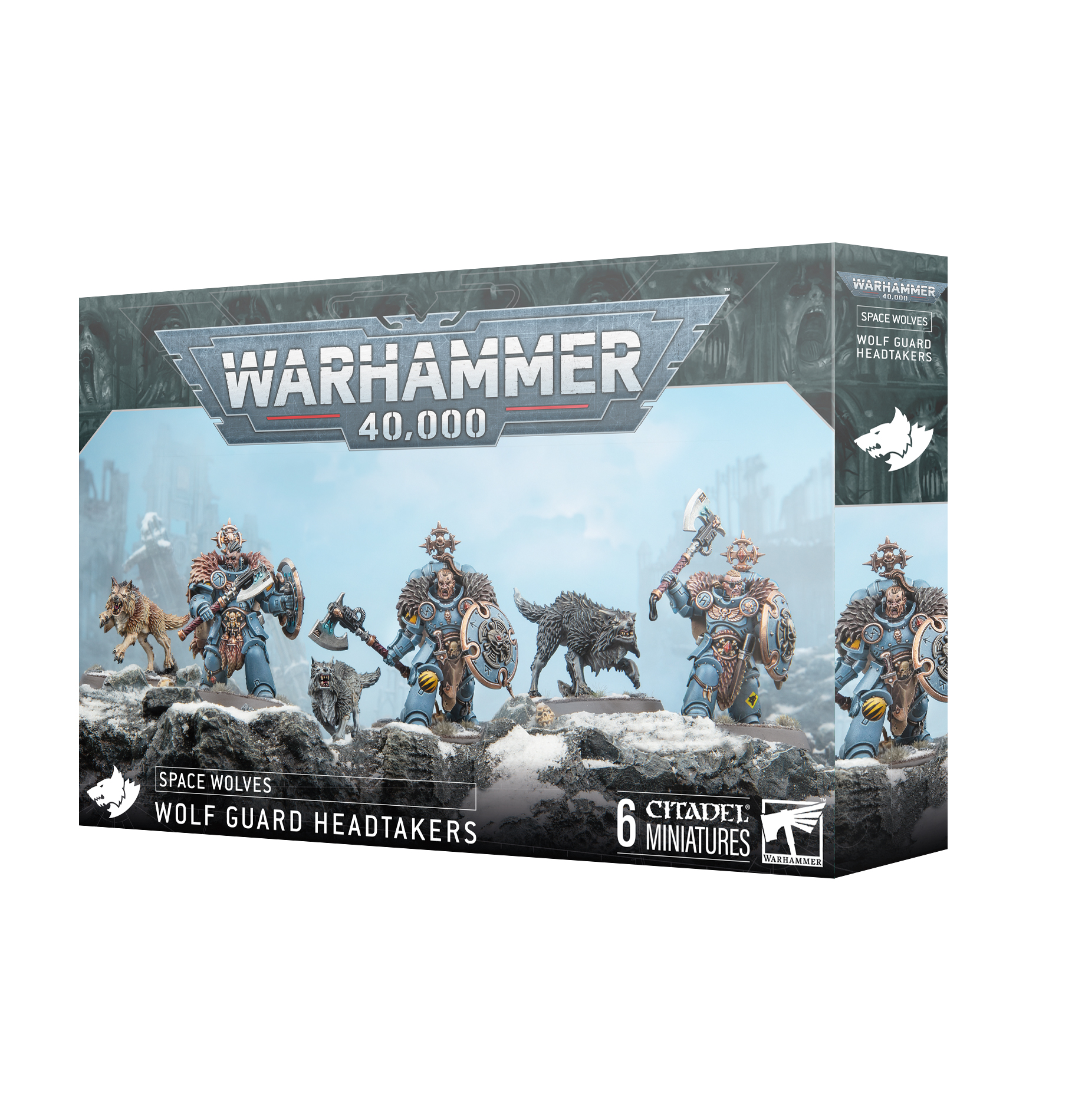 Space Wolves Wolf Guard Headtakers (Warhammer Nieuw)
