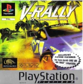 V-Rally  Platinum (PS1 tweedehands game)