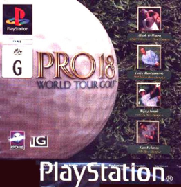 Pro 18 World Tour Golf zonder boekje (PS1 tweedehands game)