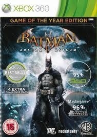 Batman Arkham Asylum Game of the year Edition (xbox 360 nieuw)