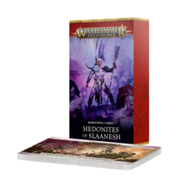 Hedonites of Slaanesh - Warscroll cards (Warhammer nieuw)