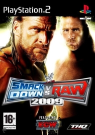 Smackdown vs Raw 2009 zonder boekje (ps2  tweedehands game)