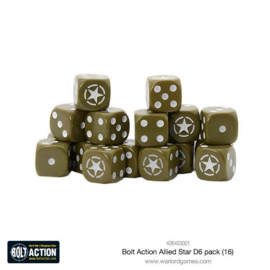 US marine corps d6 dice pack (Bolt action nieuw)