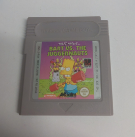 Bart vs the Juggernauts losse cassette (Gameboy tweedehands game)
