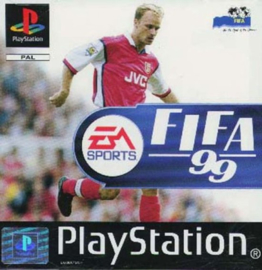 Fifa 99 beschadigd doosje zonder boekje(PS1 tweedehands game)